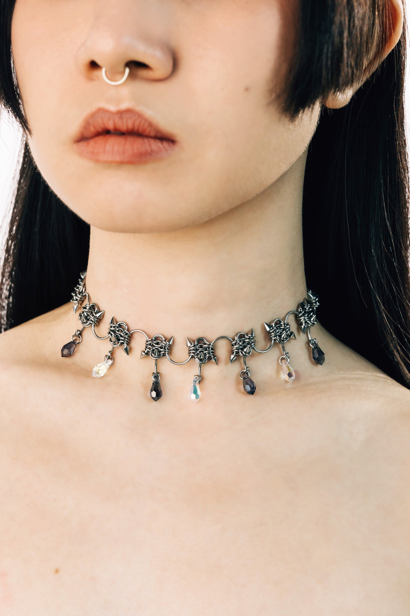 Barbed Wire Kisses Choker [No Jewels]